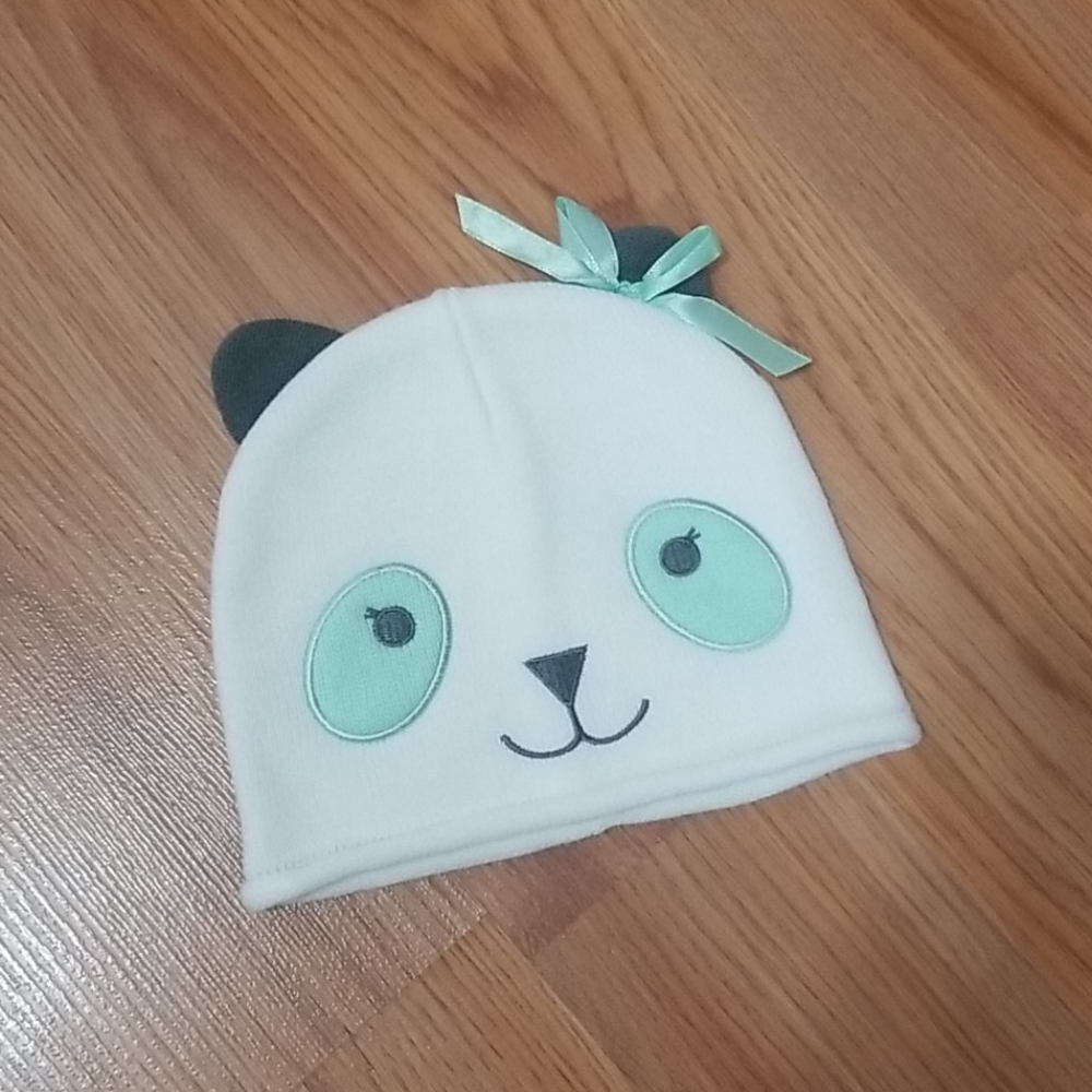 Panda baby hat